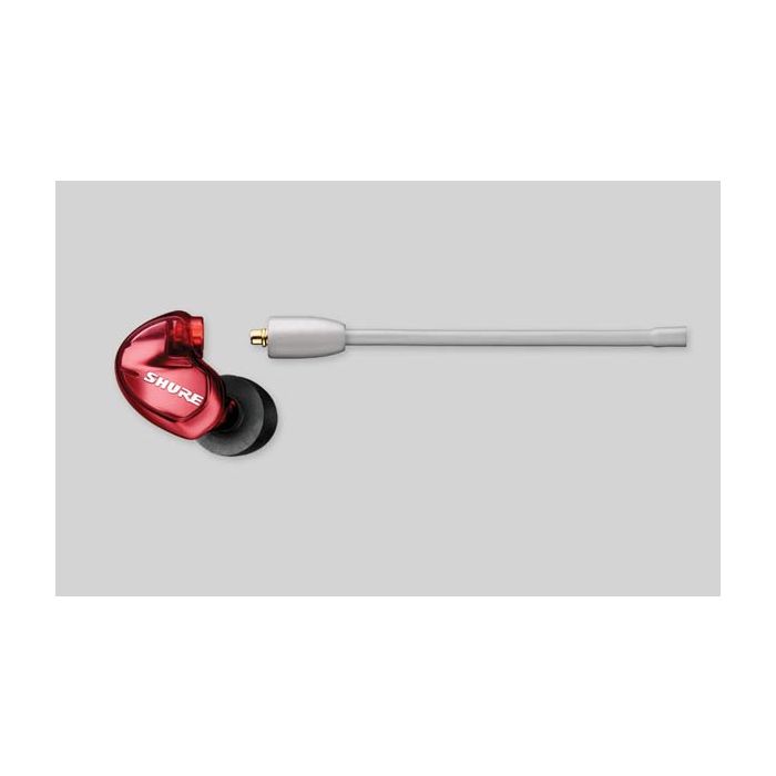 Shure SE535 Earphones, Red, Headphones