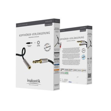 Inakustik Headphone Extension Cable 6.3mm to 6.3mm