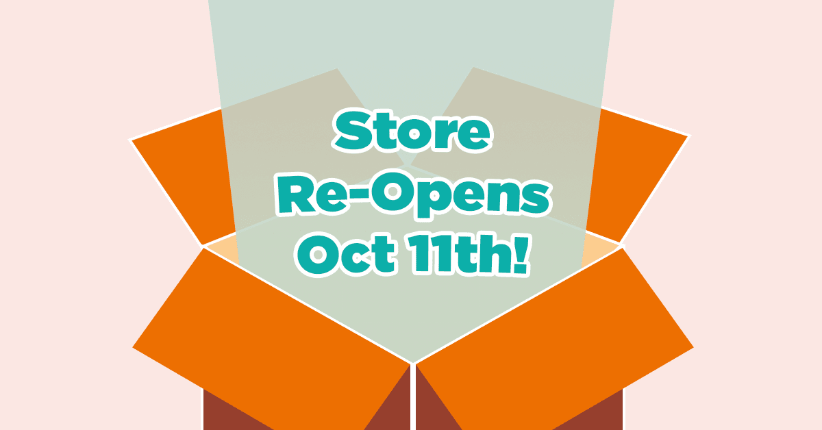 Store re-opens 11th October!
