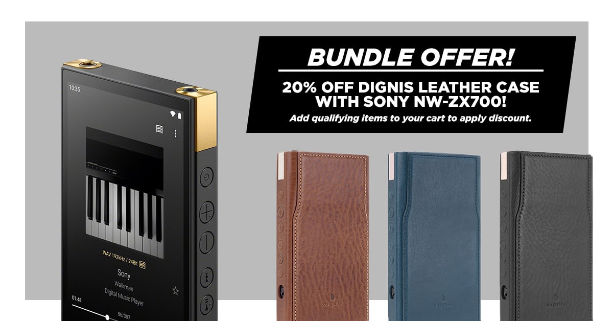 SONY ウォークマン NW-ZX707 本体 Dignisケース付 Sony NW-ZX707 + Dignis Case Bundle Offer
